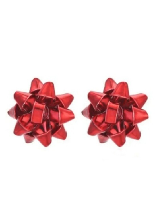 Jewelry - Christmas Bow Stud Earrings